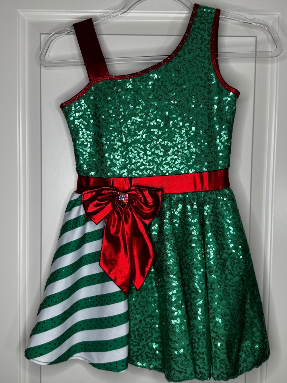 Christmas Holiday Dance Figure skating dress Holiday Gift Theme